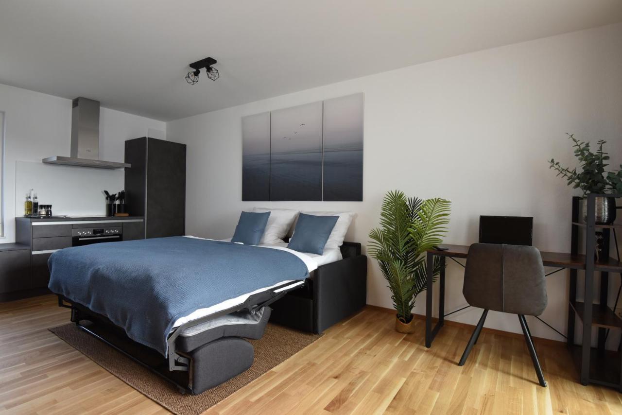 Inhomevision Neubau, Design, Balkon, Barrierefrei, Wlan Markgröningen Dış mekan fotoğraf